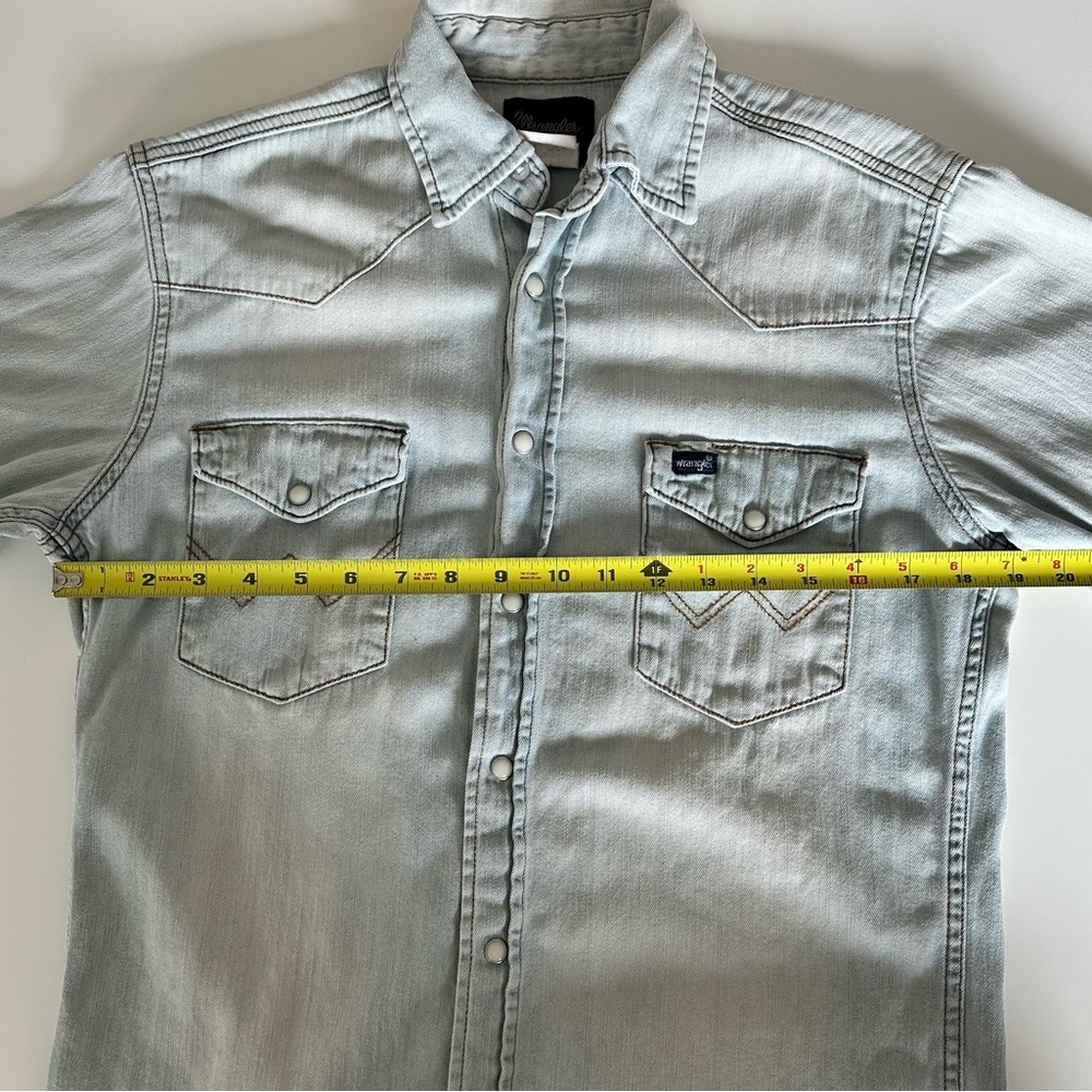 Wrangler Western Shirt with Pearl Snaps - Picture 7 of 8